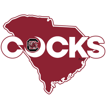USC Cocks Crescent Moon Decal - 21493